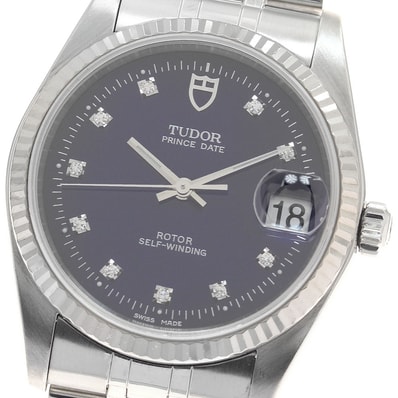 チュードル プリンス デイト 74034 メンズ 【中古】