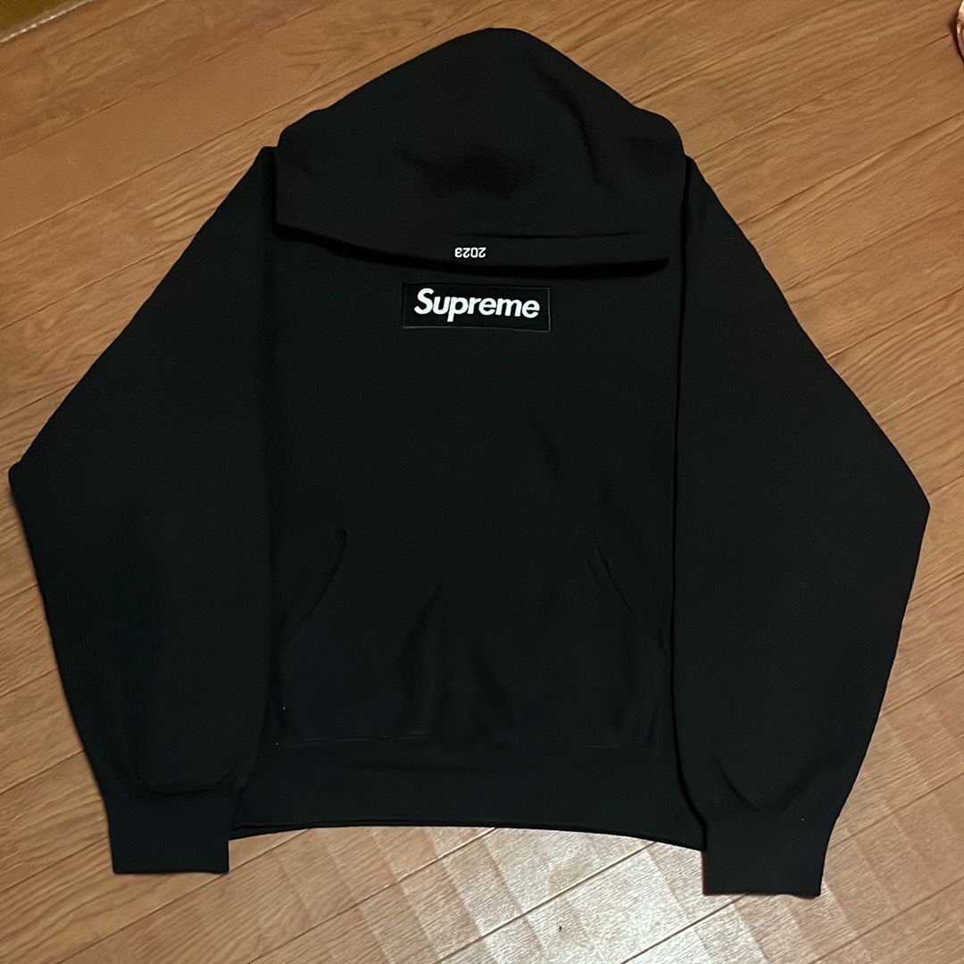 Supreme Box Logo Hooded Sweatshirt "Black" (23FW)