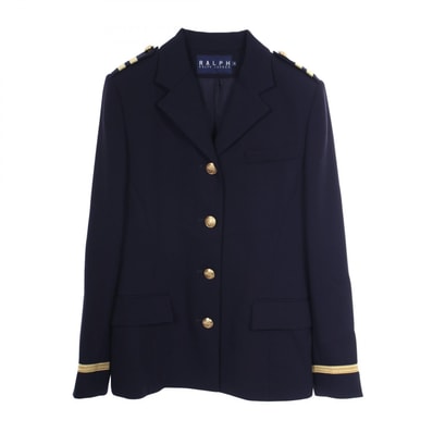 ラルフローレン RALPH LAUREN パイロット 衣料品 アウター ウール レディース ネイビー系 / ゴールド系 【中古】