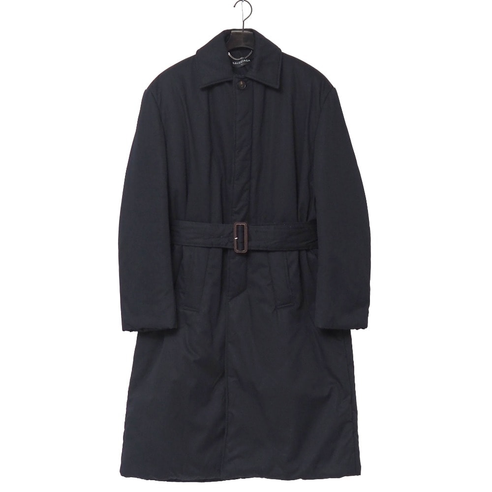 BALENCIAGA バレンシアガ ステンカラーコート サイズ44 中綿コート ロング ブランド古着【中古】20261005/RB1197