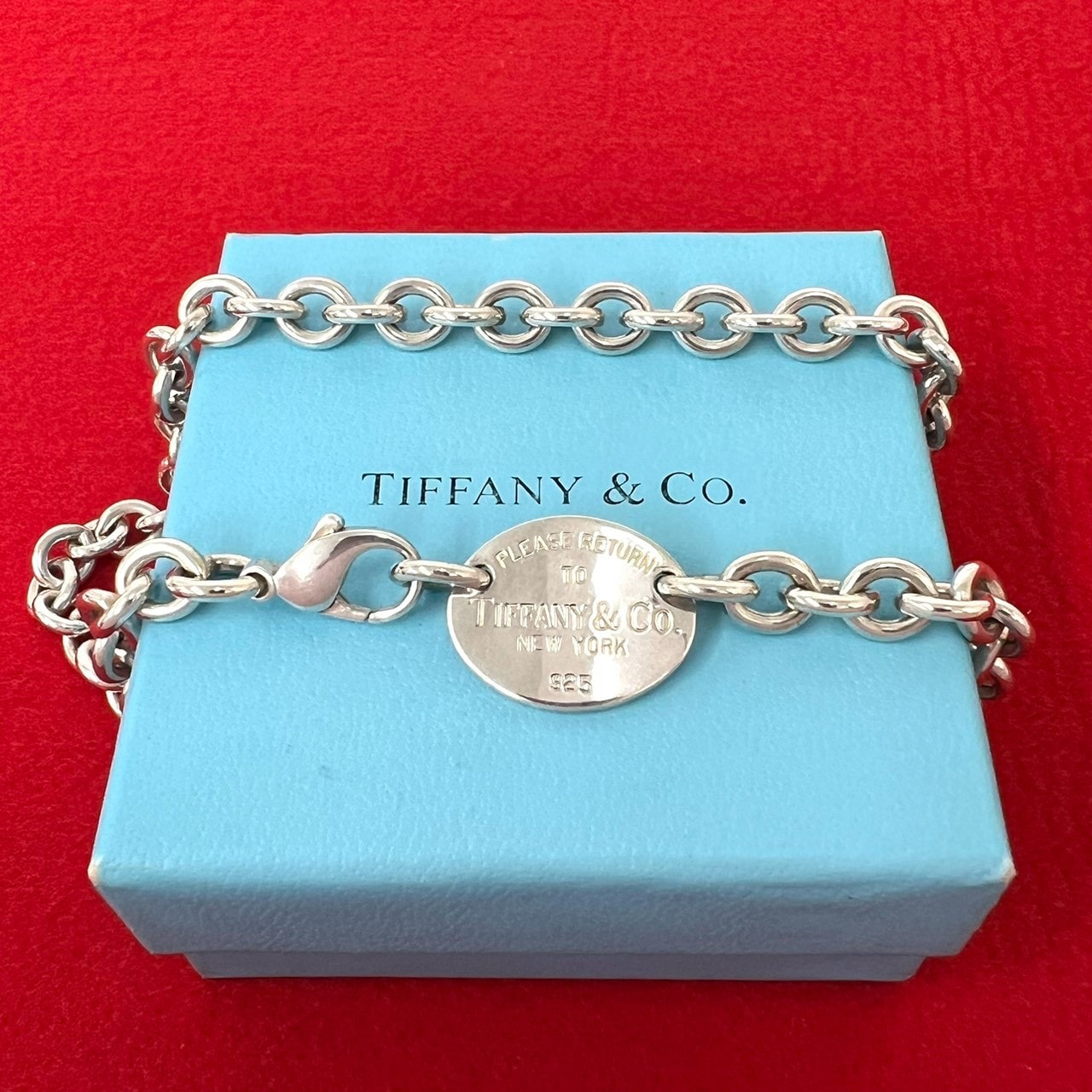 TIFFANY&Co. ティファニー リターントゥ オーバル ネックレス シルバー925 ネックレス シルバー
 28558