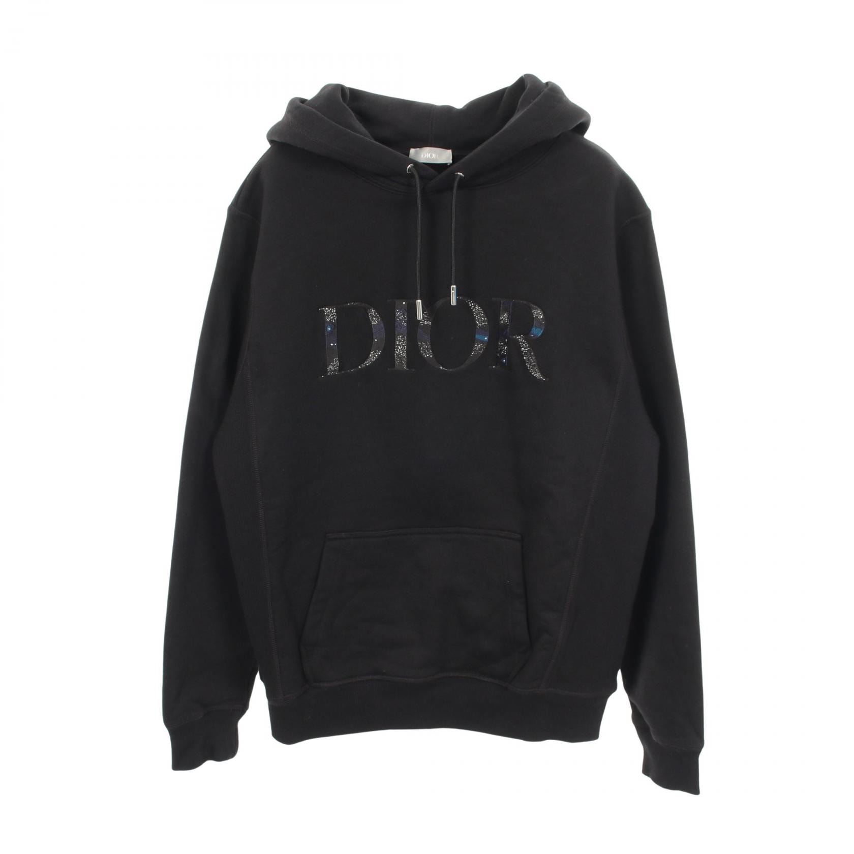 ディオール Dior DIOR × Peter Doig パーカー 衣料品 トップス コットン メンズ ブラック系 【中古】