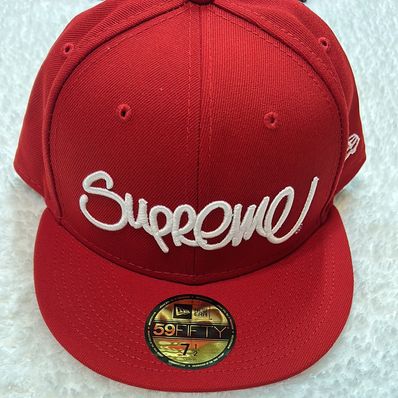 Supreme Handstyle New Era "Red"