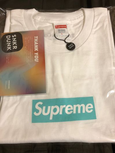 Supreme / Tiffany & Co. Box Logo Tee "White"