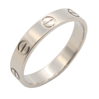 カルティエ CARTIER ミニラブリング リング・指輪 ジュエリー K18WG(ホワイトゴールド) レディース シルバー系 B4085100 【中古】