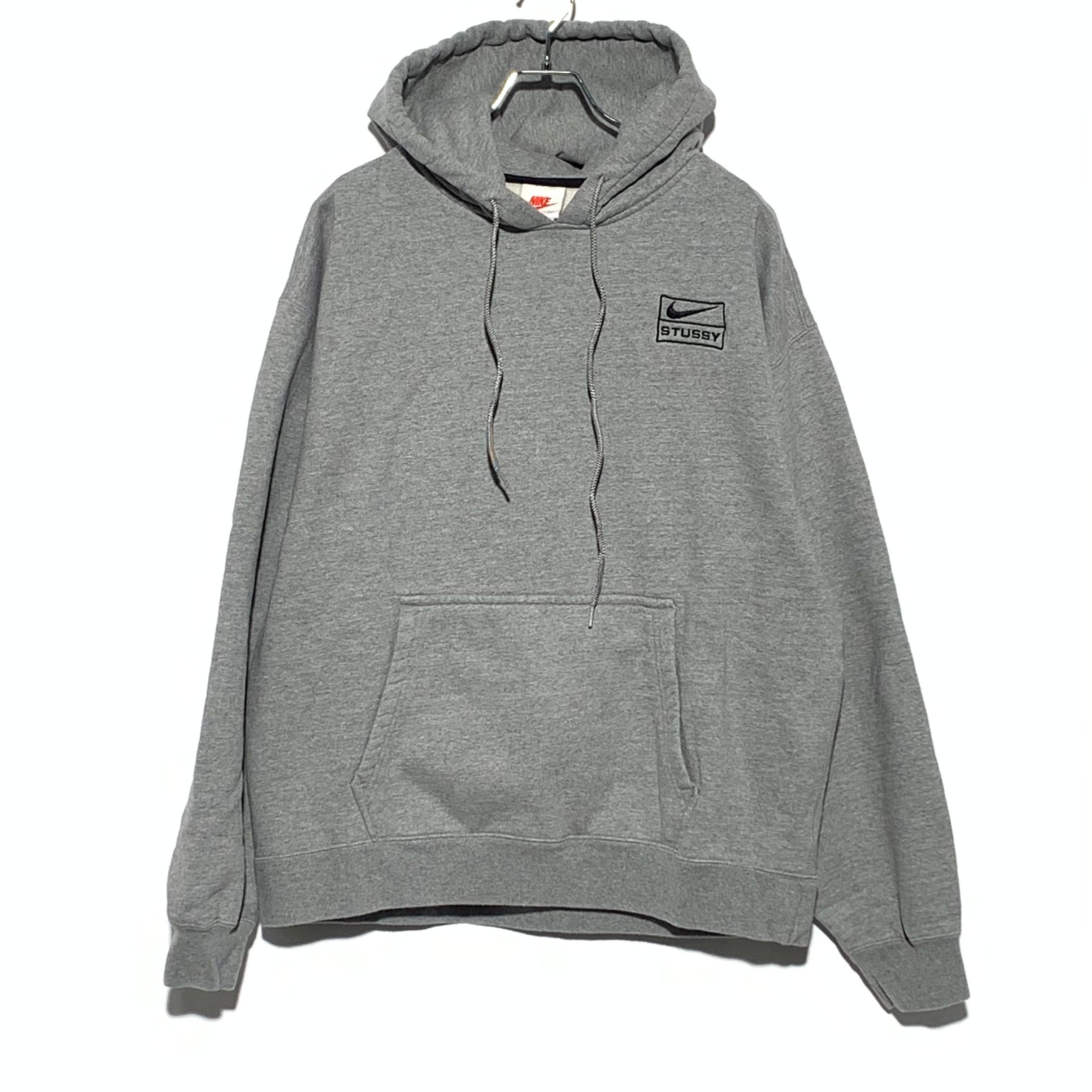 Stussy × Nike NRG Washed Hoodie (US Size) "Grey" DJ9488-063