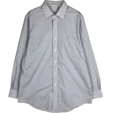 古着 ブルックスブラザーズ Brooks Brothers Est.1818 長袖 ストライプシャツ メンズL相当/eaa618853