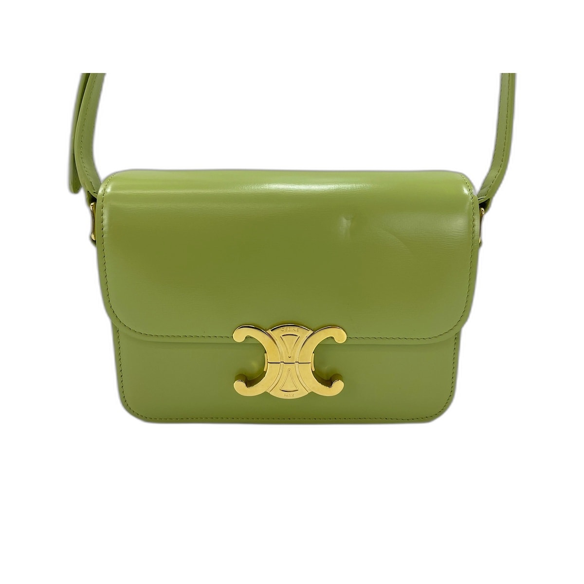 セリーヌ CELINE ティーン ショルダーバッグ レザー【中古】