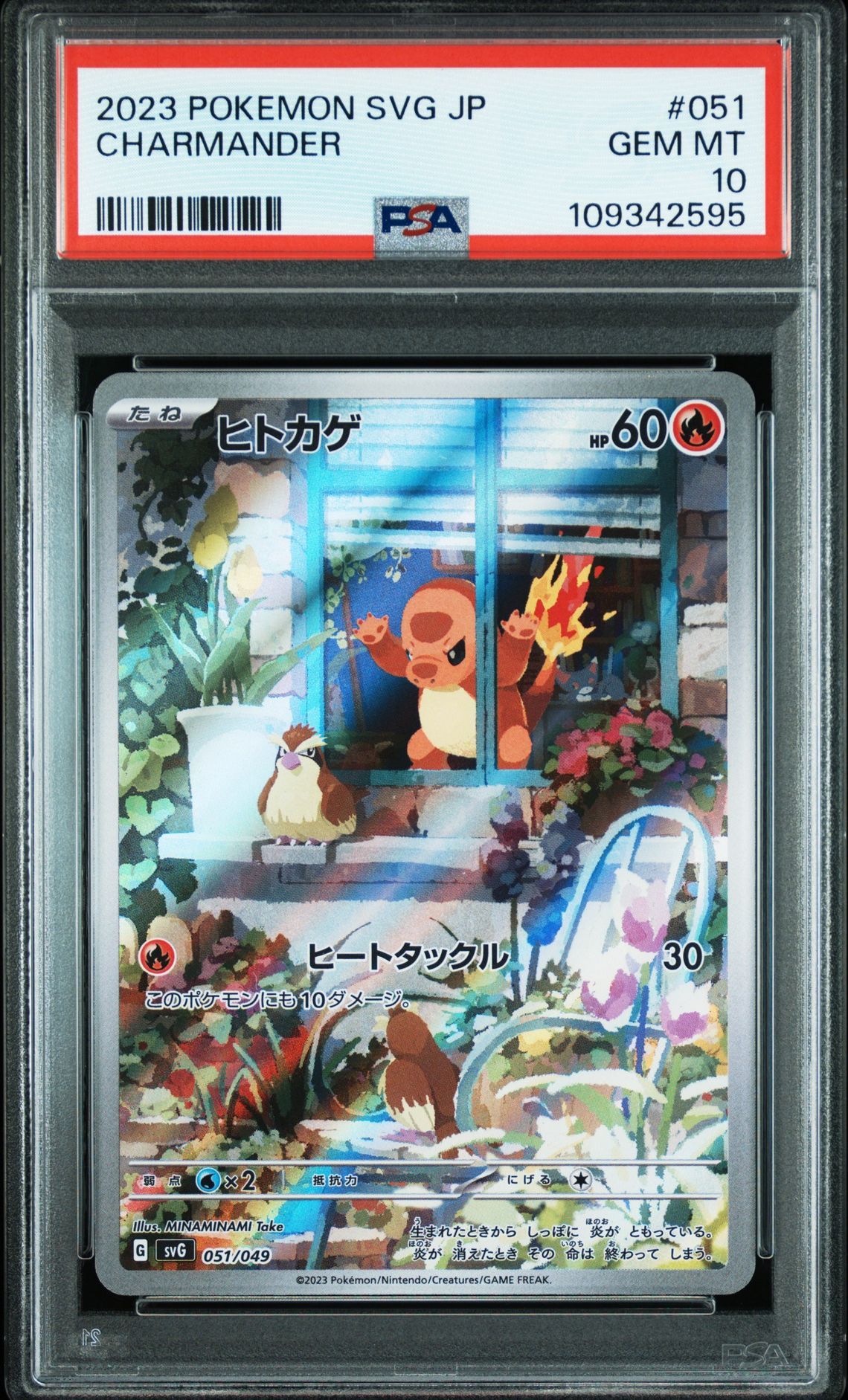 ヒトカゲ :フルイラスト [SVG 051/049](スペシャルデッキセットex「フシギバナ・リザードン・カメックス」)