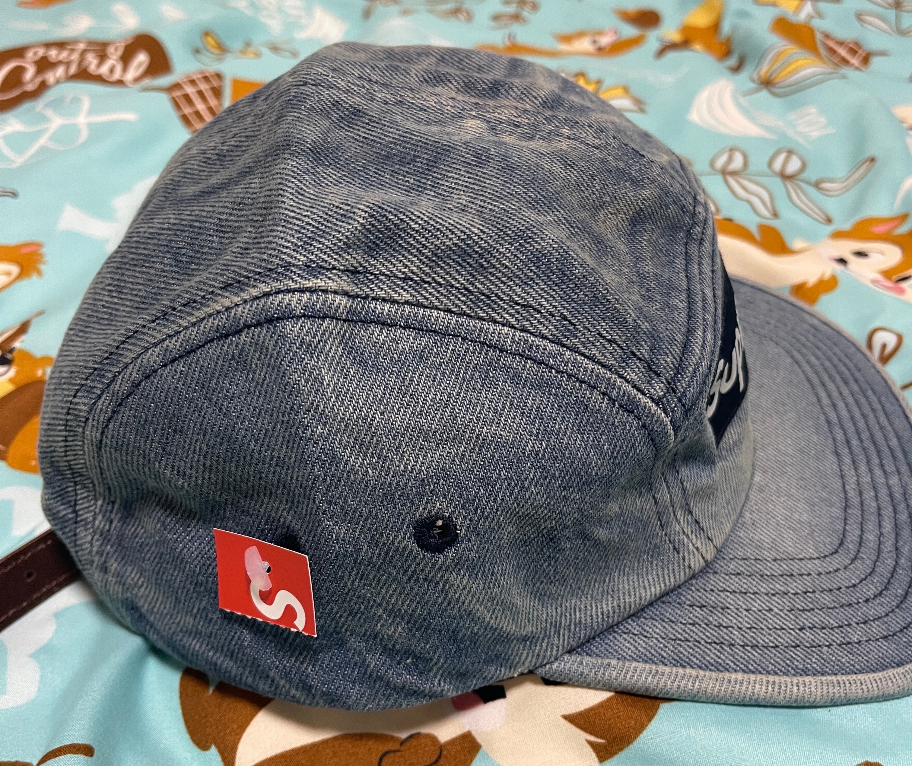 Supreme Washed Chino Twill Camp Cap (25FW) "Denim"