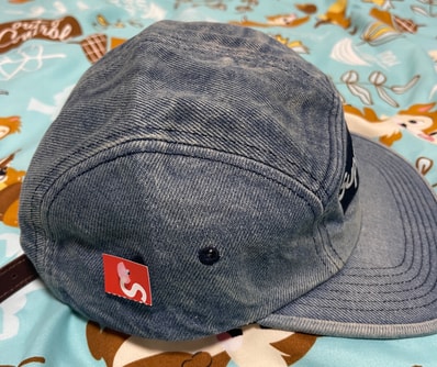 Supreme Washed Chino Twill Camp Cap (25FW) "Denim"