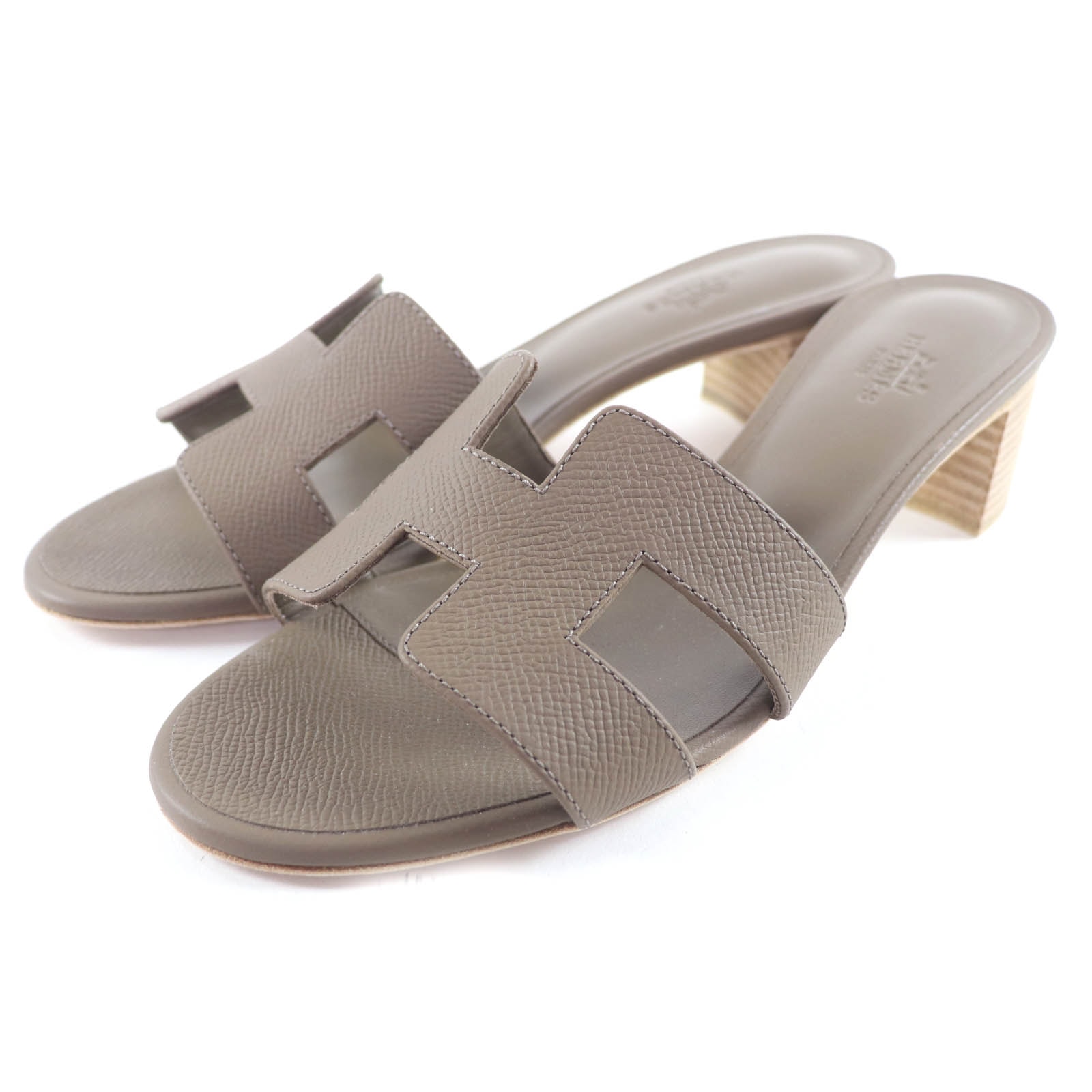 極美品 エルメス サンダル オアジス レディース 37.5