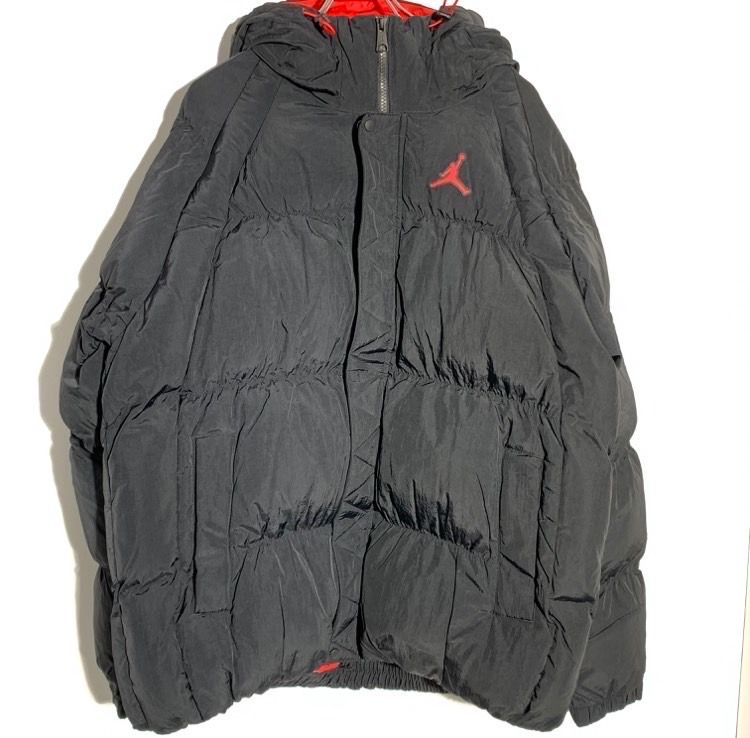 Nike Air Jordan Men's Essential Puffer Hooded Jacket "Black"