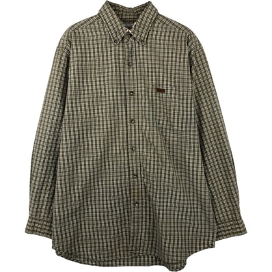 古着 カーハート Carhartt チェック柄 長袖 ボタンダウン ワークシャツ メンズXL相当/eaa615283
