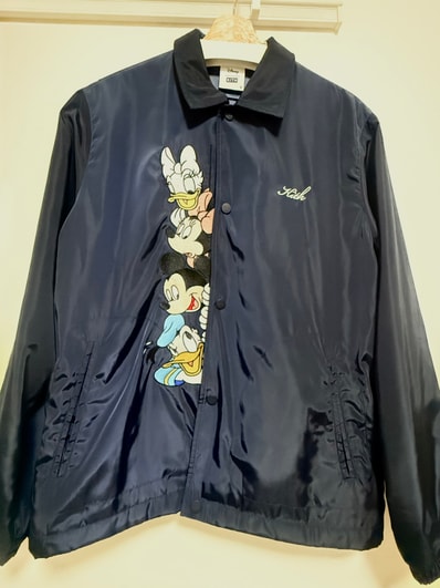 Kith x Disney Mickey & Friends Nylon Coaches Jacket "Nocturnal"