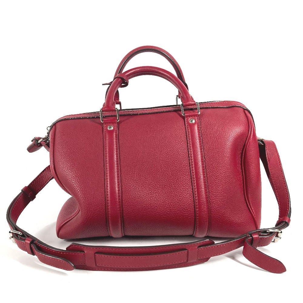 ルイヴィトン LOUIS VUITTON SCバッグ PM M94341 パルナセア カバン ミニボストンバッグ 2WAYバッグ ショルダーバッグ ハンドバッグ レザー チェリー レッド 美品