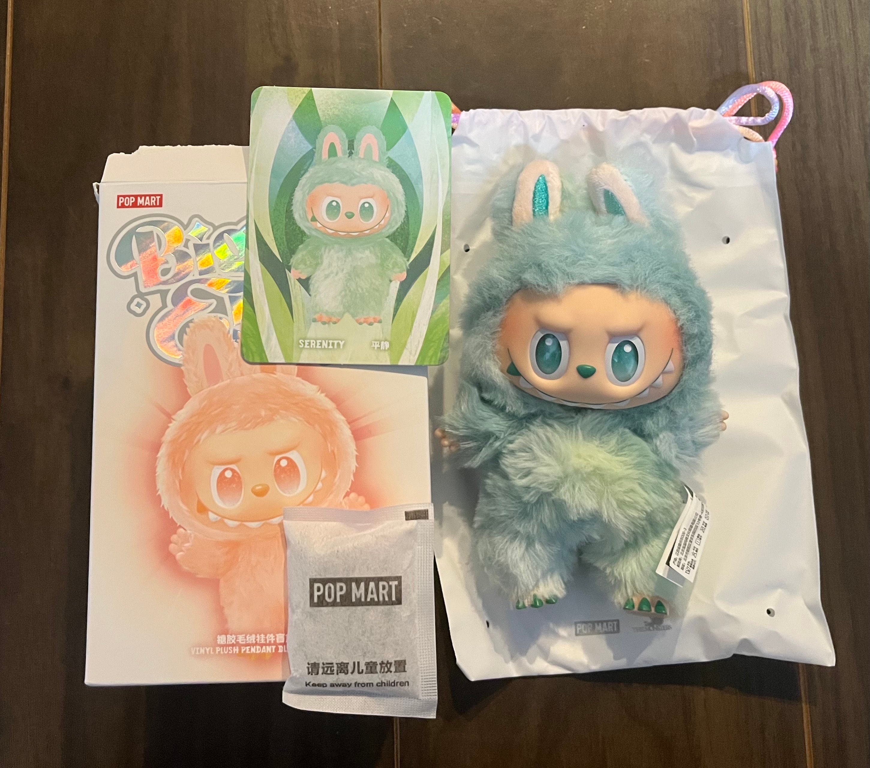 POP MART THE MONSTERS (LABUBU) Big into Energy Series Plush Pendant SERENITY