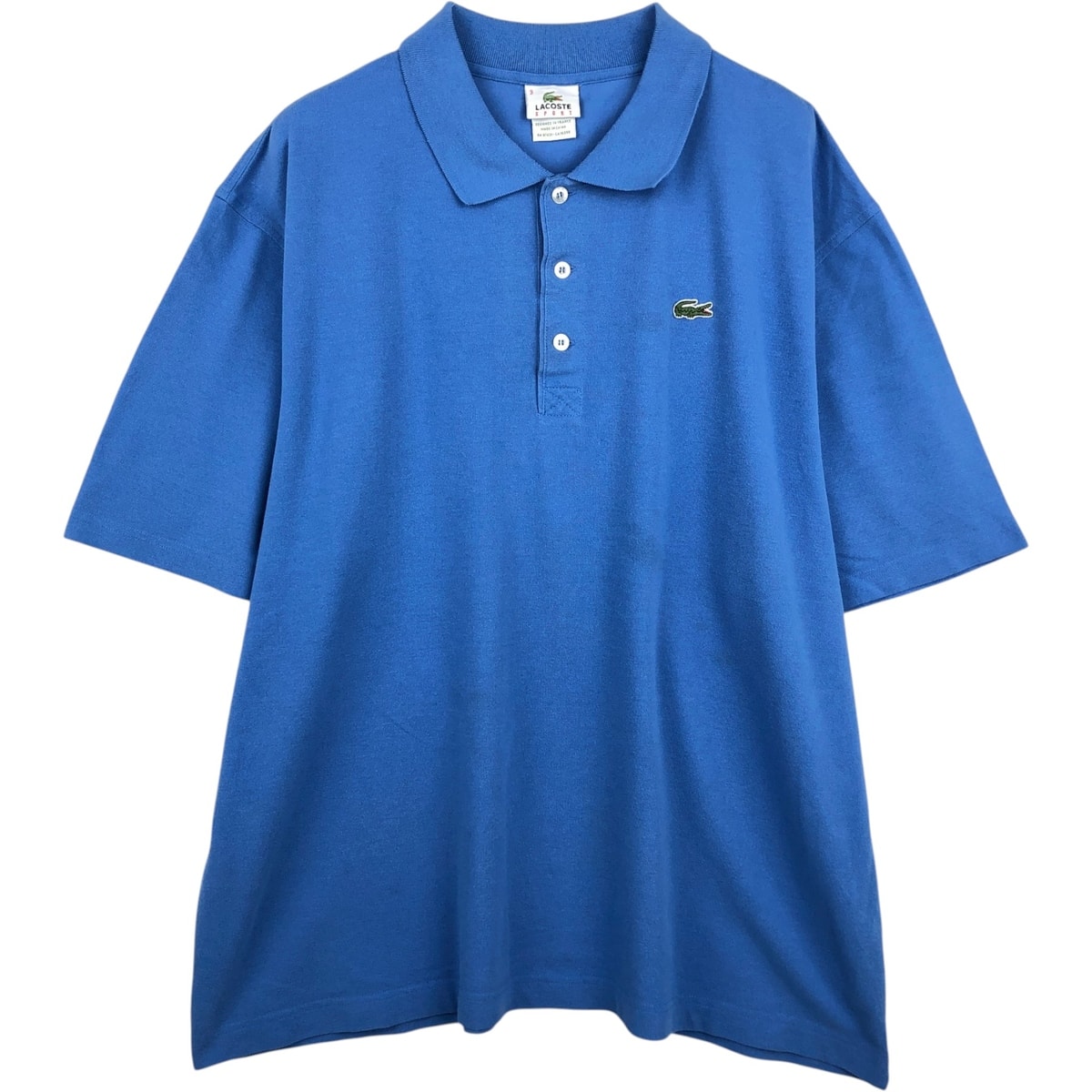 古着 ビッグサイズ ラコステ LACOSTE SPORT フランス企画 半袖 ポロシャツ 9 メンズXXXL相当/eaa622934