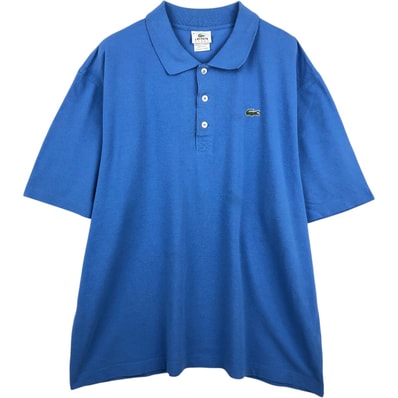 古着 ビッグサイズ ラコステ LACOSTE SPORT フランス企画 半袖 ポロシャツ 9 メンズXXXL相当/eaa622934