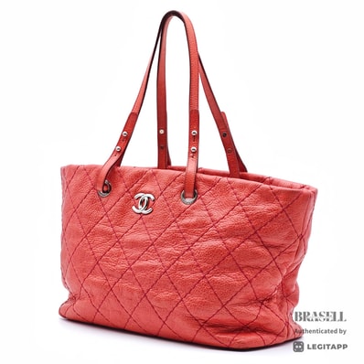 CHANEL シャネル マトラッセ ココマーク オンザロード 13340901 トートバッグ Leather レディース