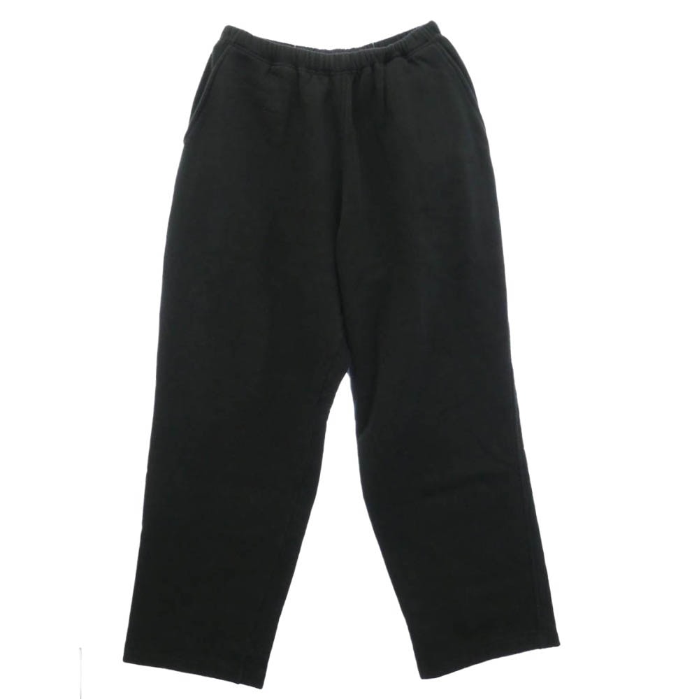 COMOLI コモリ 21SS T01-05003 コットン吊裏毛スウェットパンツ ブラック ブラック系 1【中古】