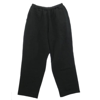 COMOLI コモリ 21SS T01-05003 コットン吊裏毛スウェットパンツ ブラック ブラック系 1【中古】