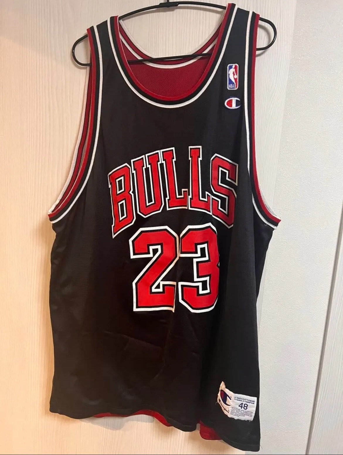 champion/チャンピオン/CHICAGO BULLS/シカゴブルズ/JORDAN/ジョーダン/リバーシブル/ユニフォーム/ゲームシャツ/vintage/ビンテージ/XL/タンクトップ/NBA/バスケ
