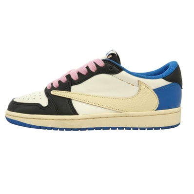 NIKE ナイキ FRAGMENT DESIGN フラグメントデザイン DM7866-140 Travis Scott Air Jordan 1 Low OG SP Military Blue トラヴィススコット エアジョーダン1 ロー 【中古】