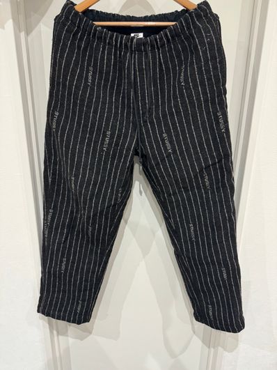 Stussy x Nike Striped Wool Pants "Black"