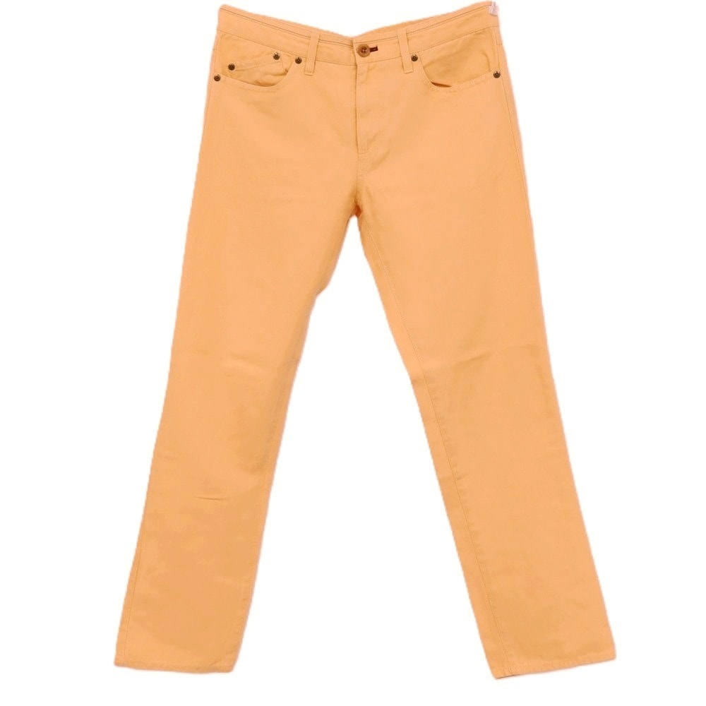 【中古】ポールスミスコレクション PAUL SMITH COLLECTION コットンリネン 5ポケットパンツ オレンジ【サイズL】【メンズ】