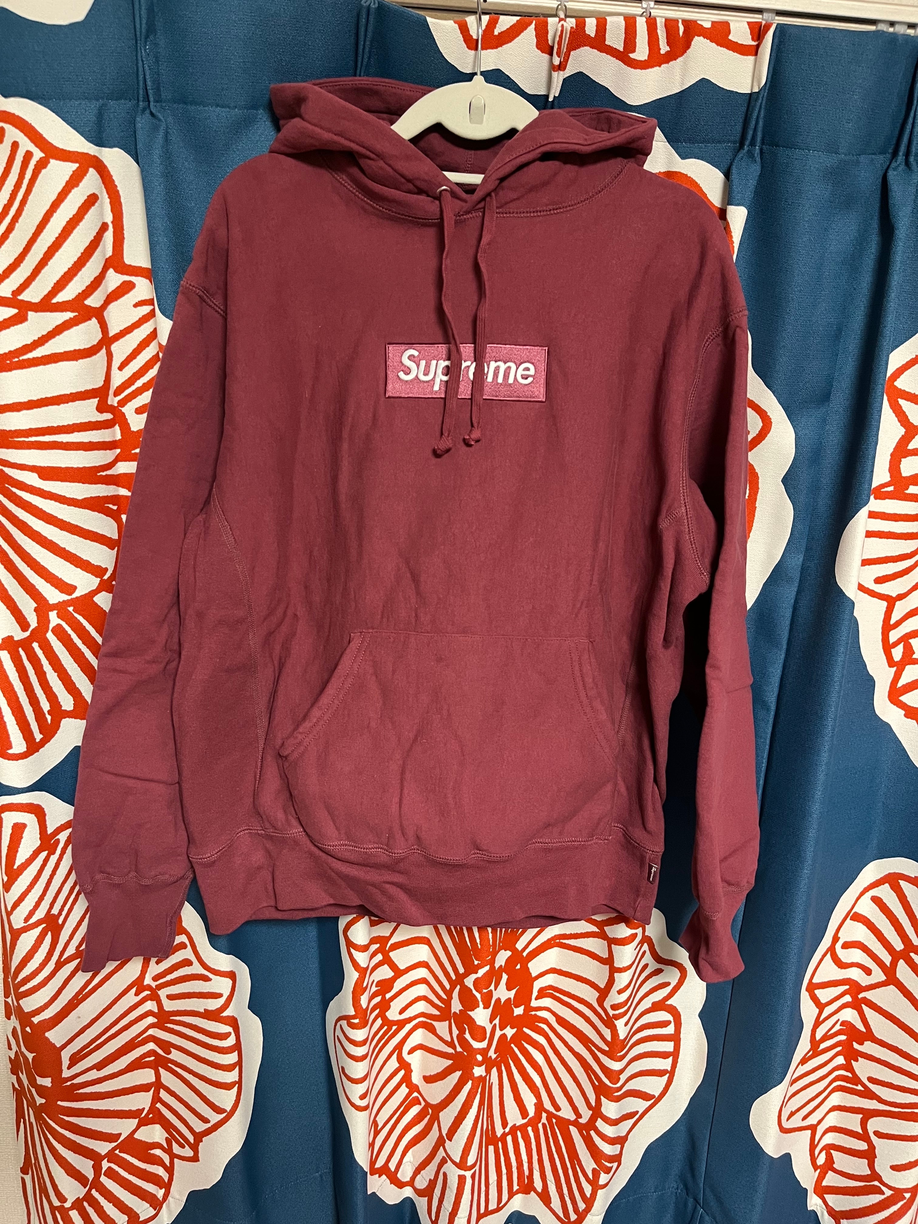 Supreme Box Logo Hooded Sweatshirt "Plum" (21FW)