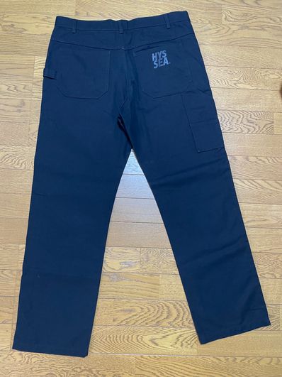 WIND AND SEA x HYSTERIC GLAMOUR Double Knee Painter Pants "Black"