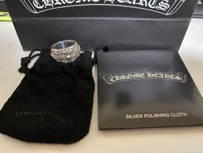 Chrome Hearts Floral Cross Ring "Silver"