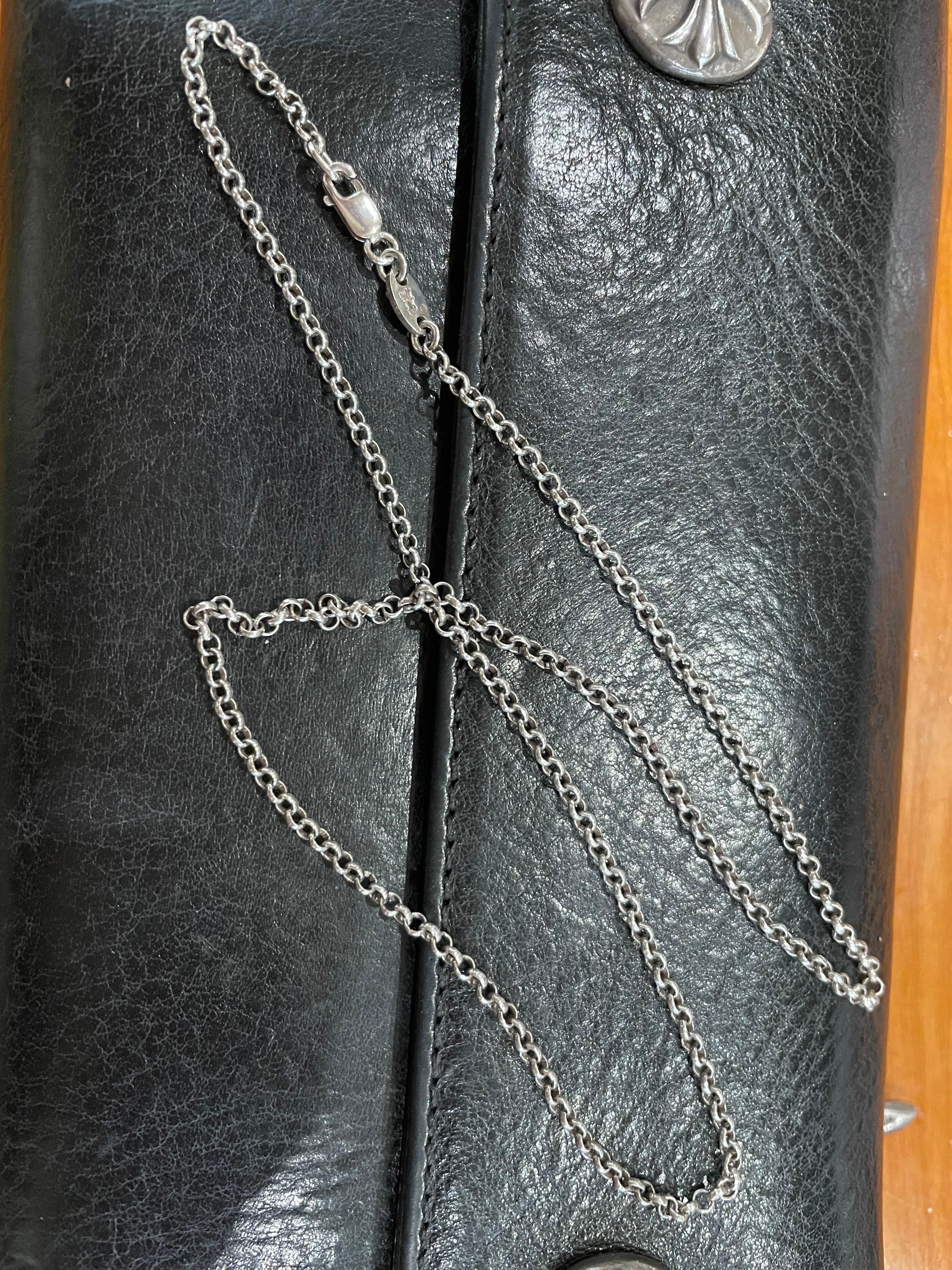 Chrome Hearts Roll Chain Necklace "Silver"