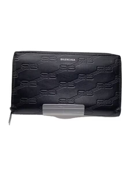 【美品】BALENCIAGA ジッピーウォレット コンチネンタル ブラック ホワイト の ウィメンズ 日本限定 - Credit コンチネンタル