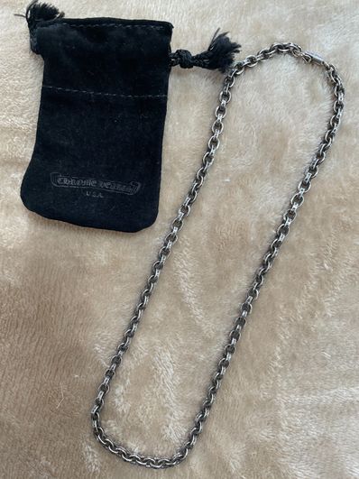 Chrome Hearts Paper Chain Necklace 45cm (18inch) "Silver"