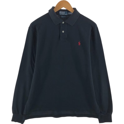 古着 ラルフローレン Ralph Lauren POLO by Ralph Lauren CUSTOM FIT 長袖 ポロシャツ メンズL相当/eaa528835