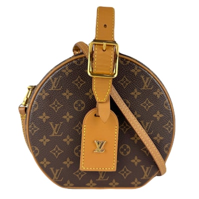 ルイ ヴィトン LOUIS VUITTON ショルダーバッグ モノグラム プティット ボワット シャポー モノグラムキャンバス ブラウン レディース M43514【中古】 z8913
