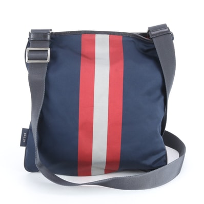 バリー トレインスポッティングショルダーバッグ レザー×ナイロン