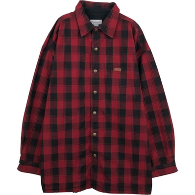 古着 カーハート Carhartt バッファローチェック 長袖 ワークシャツ/eaa610933