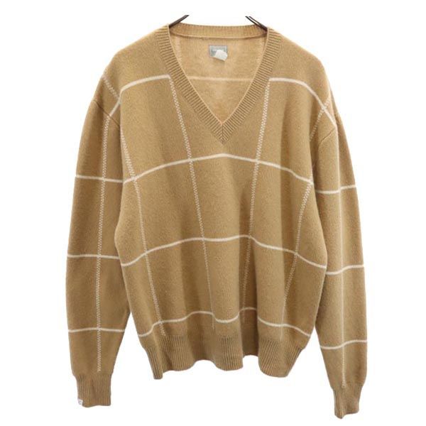 DELUXE 長袖 Vネック セーター