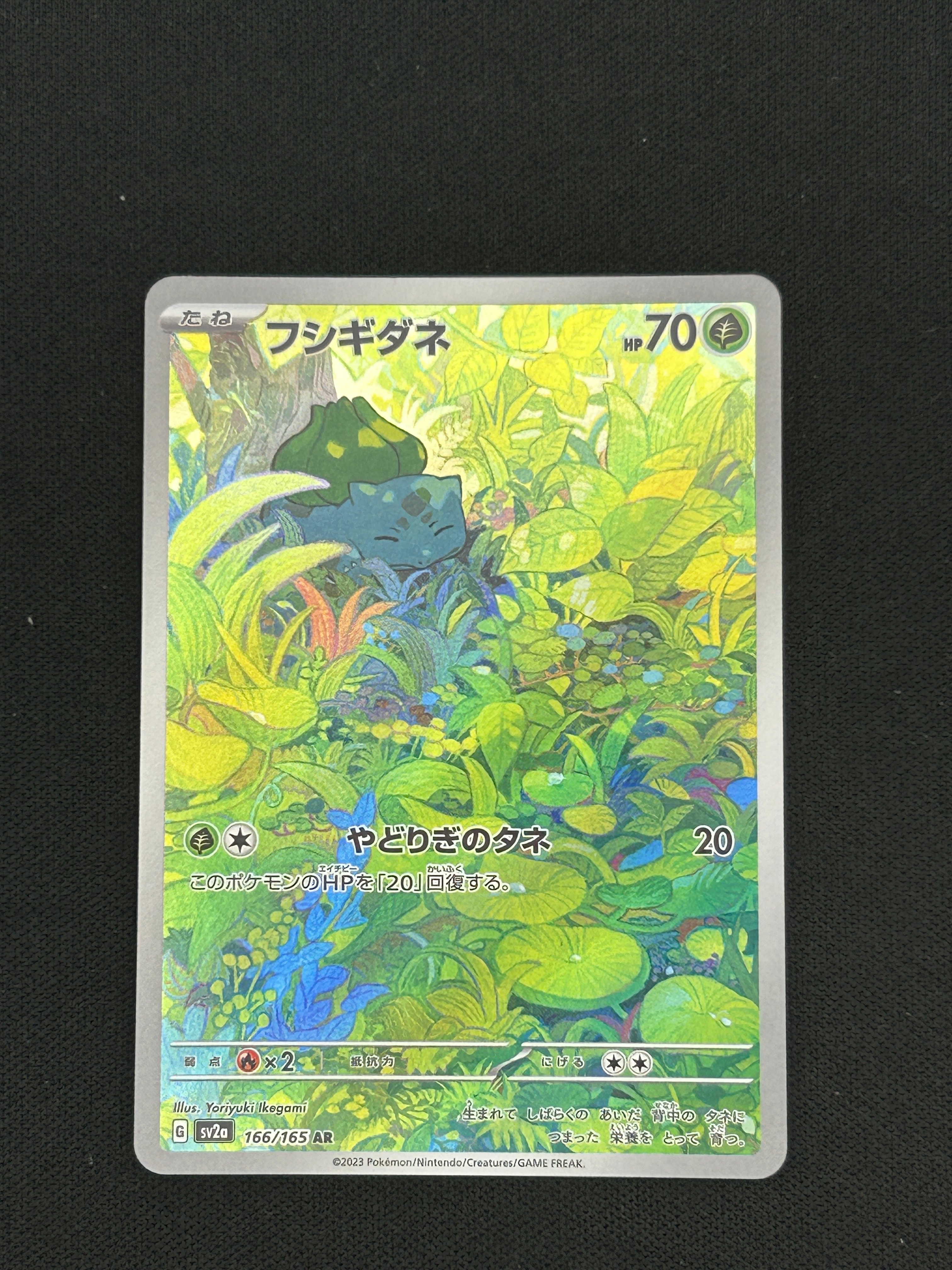 フシギダネ AR[SV2a 166/165](強化拡張パック「ポケモンカード151」)の