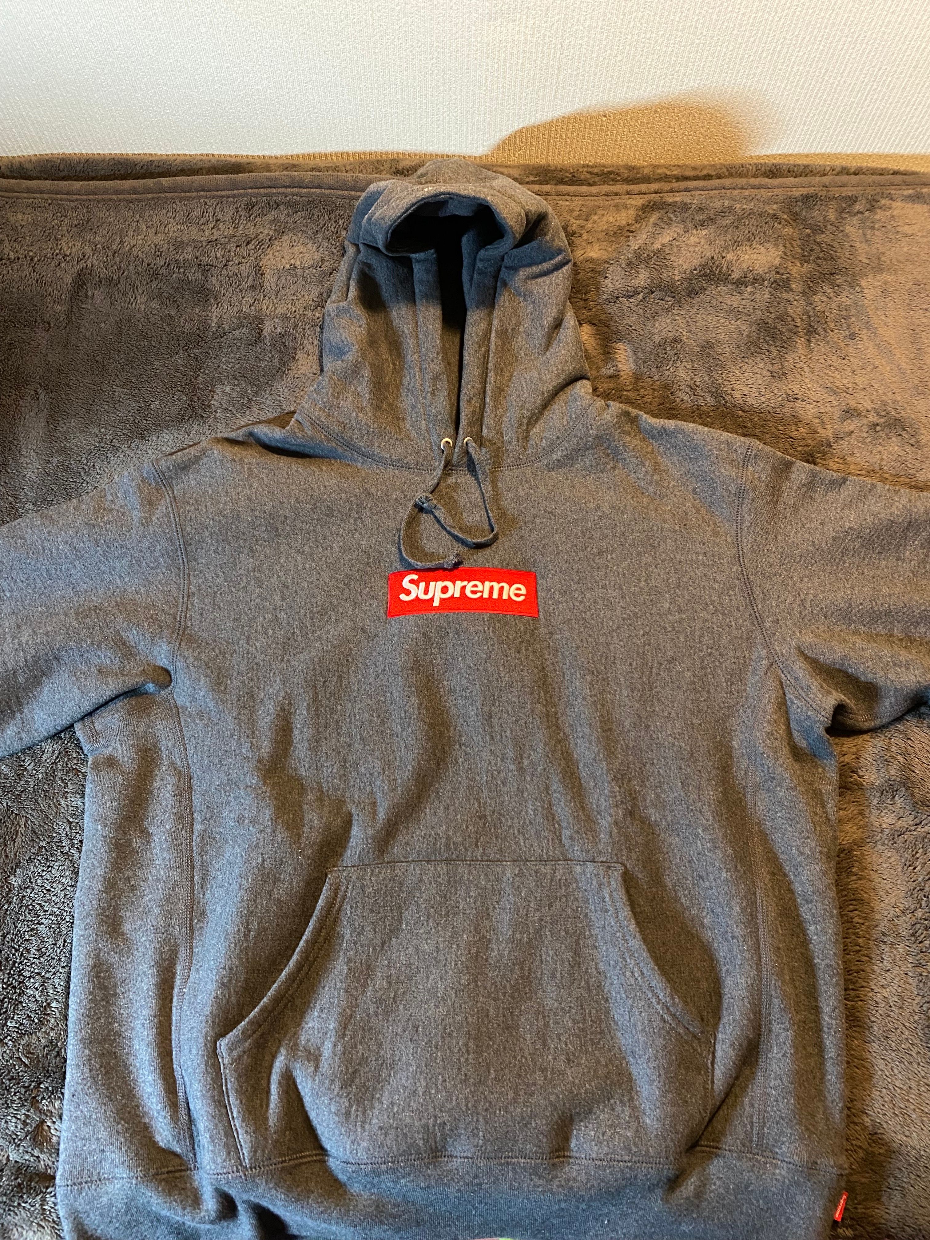 Supreme Box Logo Hooded Sweatshirt "Charcoal" (21FW)