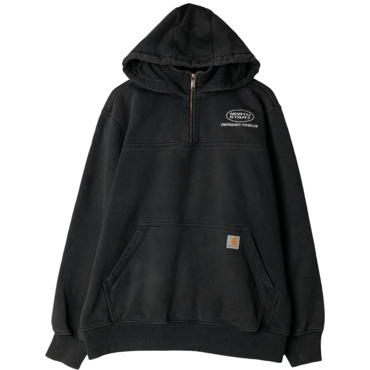古着 カーハート Carhartt North Star Emergency Vehicles スウェットハーフジップパーカー メンズL相当/eaa626919