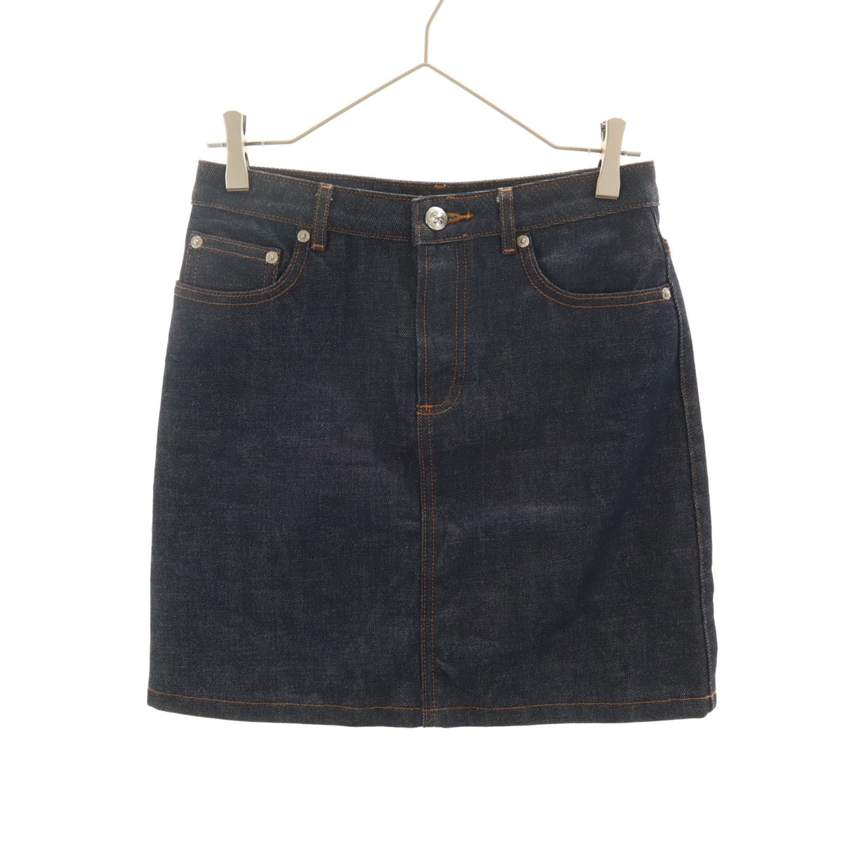 A.P.C. アーペーセー ミニ丈 デニムスカート 34 ブルー