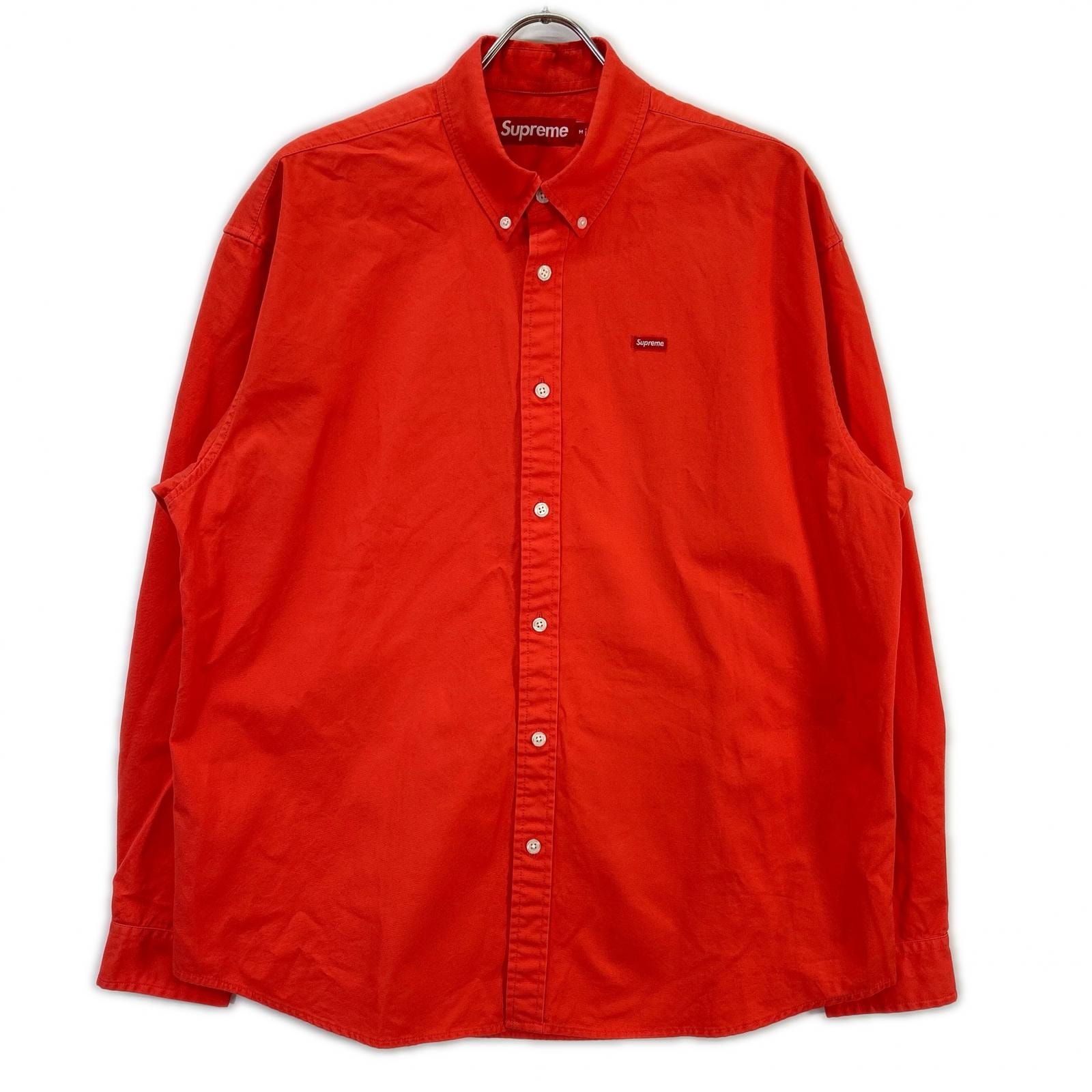 シュプリーム 24SS オレンジ Small Box Shirt M