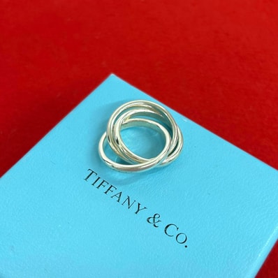 TIFFANY&Co. ティファニー トリニティ リング シルバー925 リング・指輪 11号 シルバー
23434