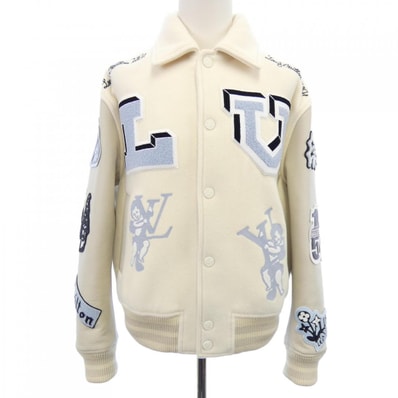 ルイヴィトン LOUIS VUITTON マルチパッチミックスドレザーバーシティブルゾン HNL91EMJY スタジャン