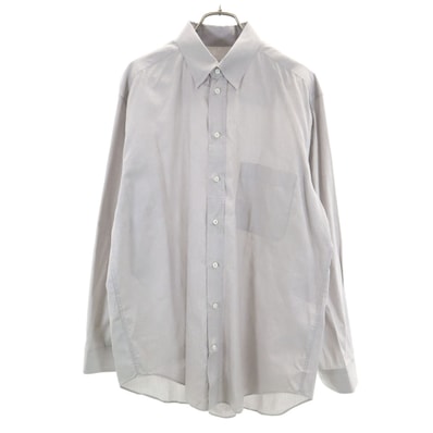 ARMANI COLLEZIONI アルマーニコレッツォーニ 長袖 コットンシャツ 41 グレー系