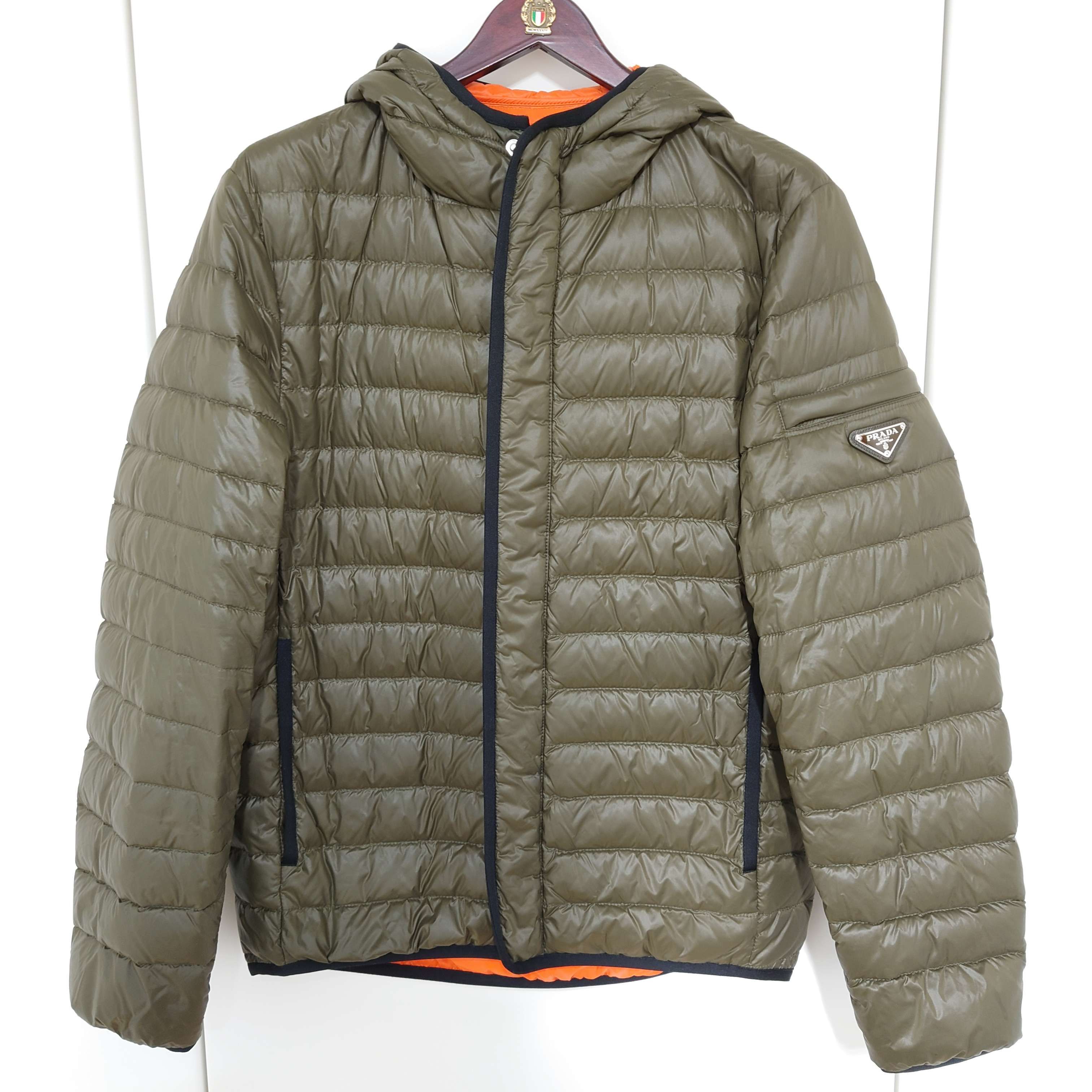 PRADA プラダ ダウンジャケット カーキ サイズ44